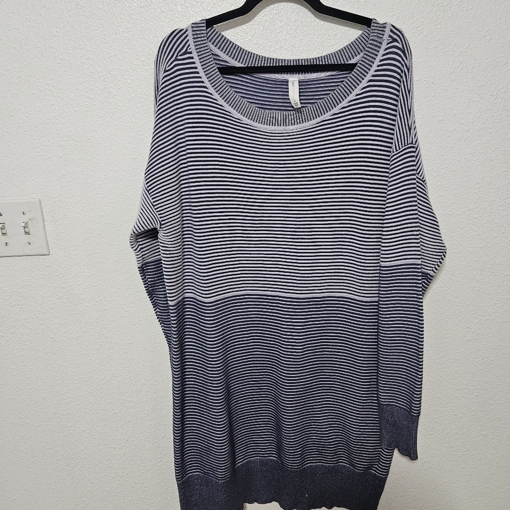 Daily Practice Anthropologie ribbed top oversized size xl tunic length